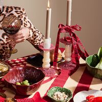 Veggie skål 20 cm, vinrød