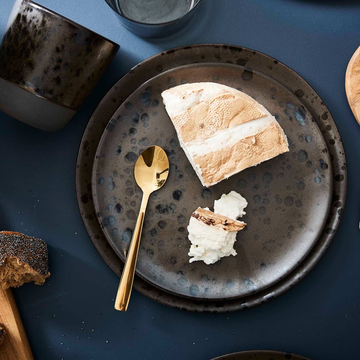 RAW desserttallrik, brun