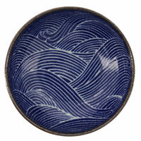 Seigaiha Blue skål 300 ml