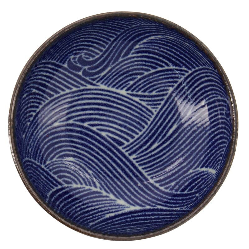 Seigaiha Blue skål 300 ml