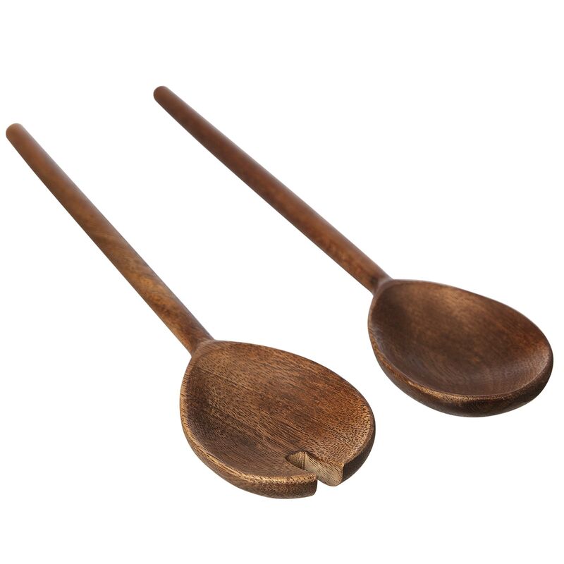 Salatbestikk Tre Mørkebrun