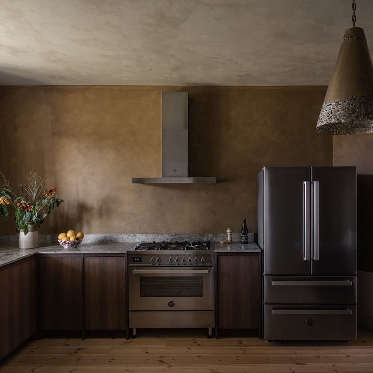 PRO96L1EXT Professional gaskomfur med ovn, 90 cm, rustfrit stål