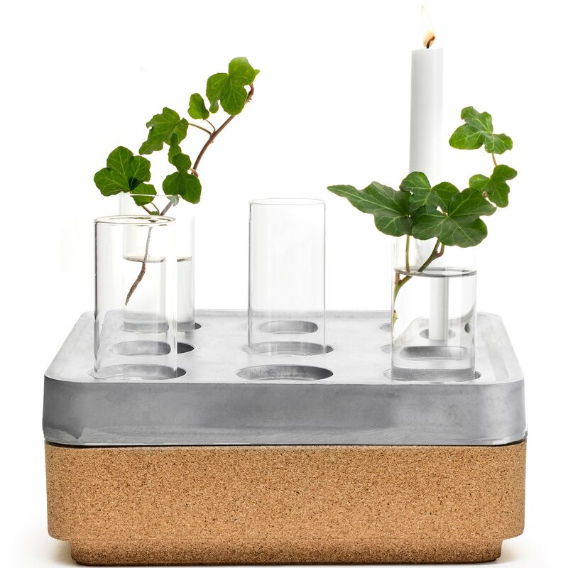 Presentkit, small korkskål, natural, vas 4-pack