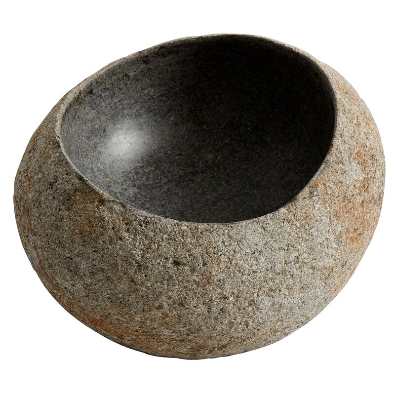 Valley skål medium 17 x 15 x 8 cm, grå/natur