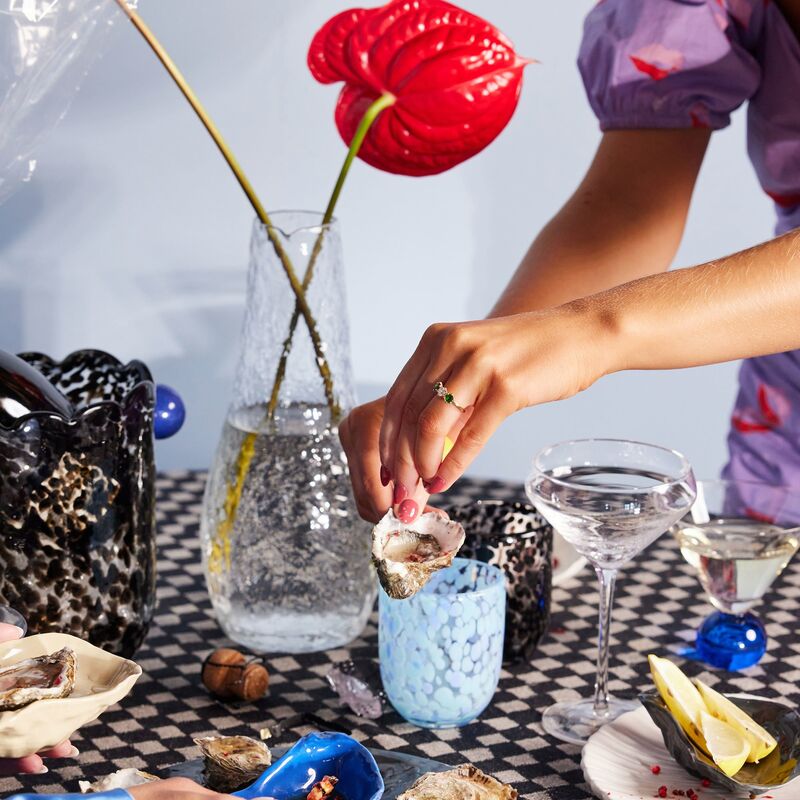 Messy juomalasi 30 cl 2-pakkaus, sininen