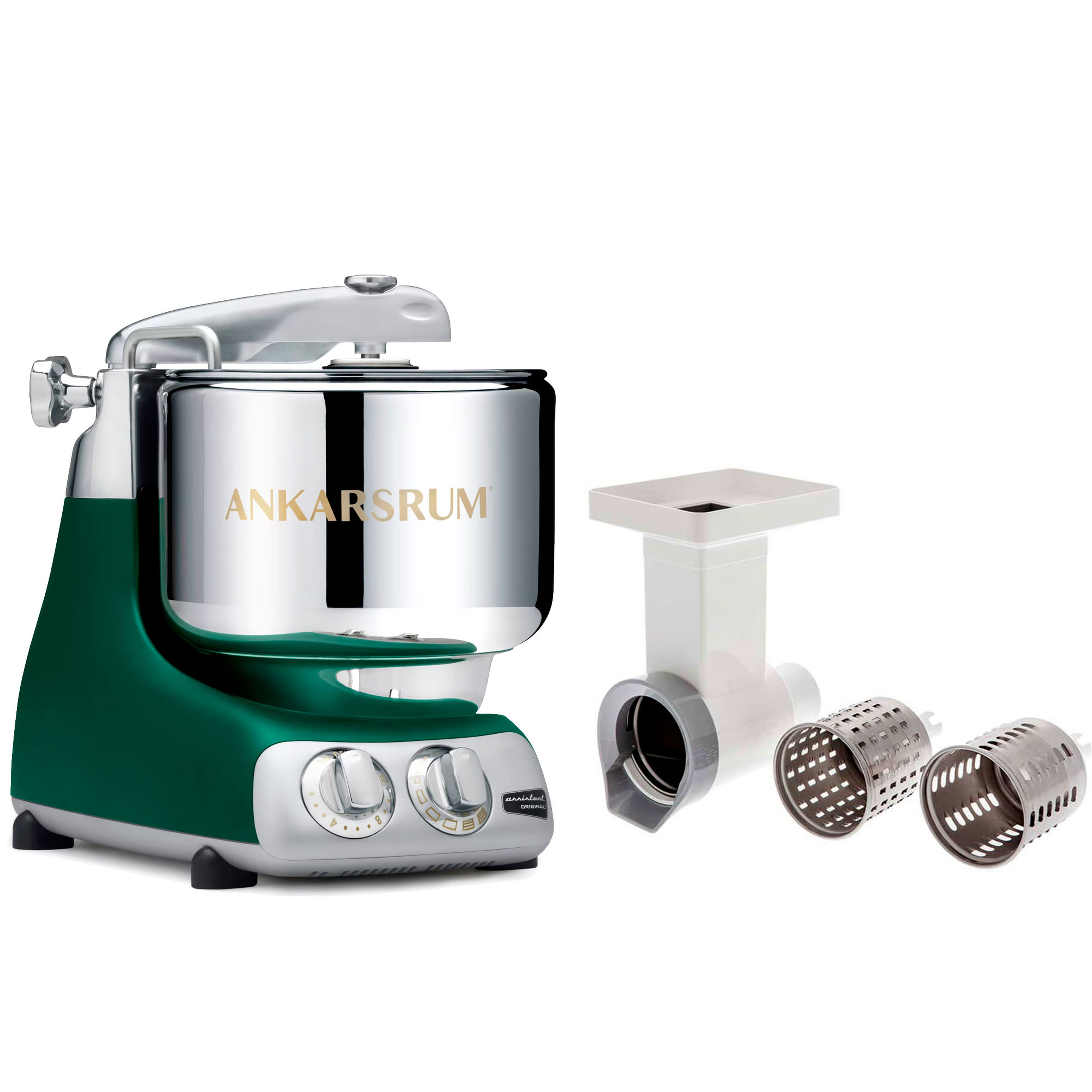 Ankarsrum Assistent Original AKM6230 Forest Green + Vihannesleikkuri