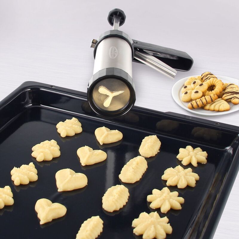 Kakpress med 12 mönster