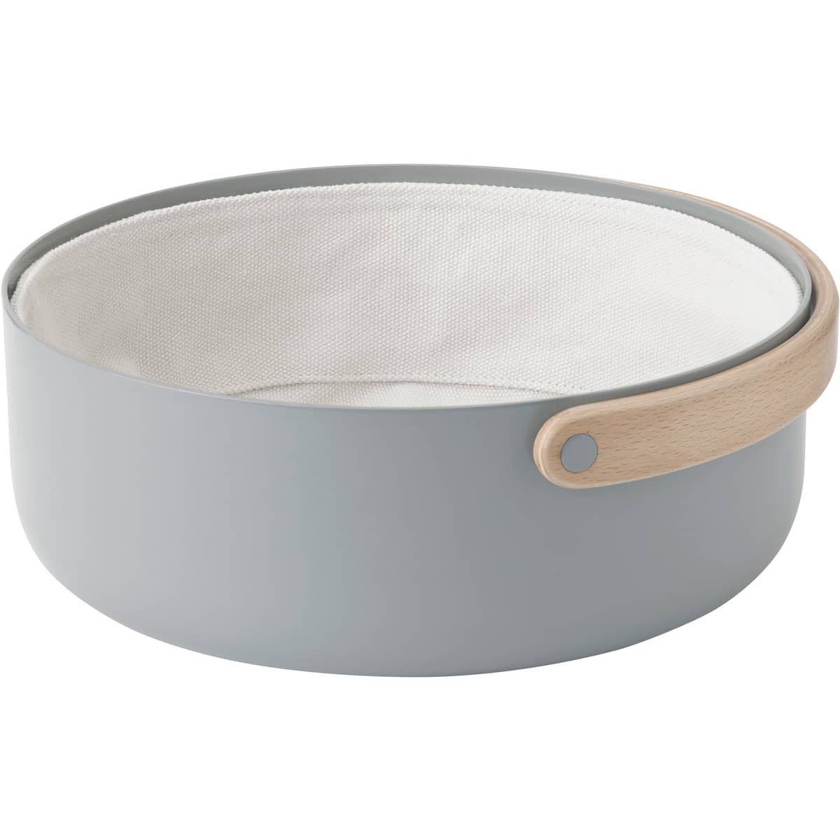 Emma leipäkori, 21 cm, grey