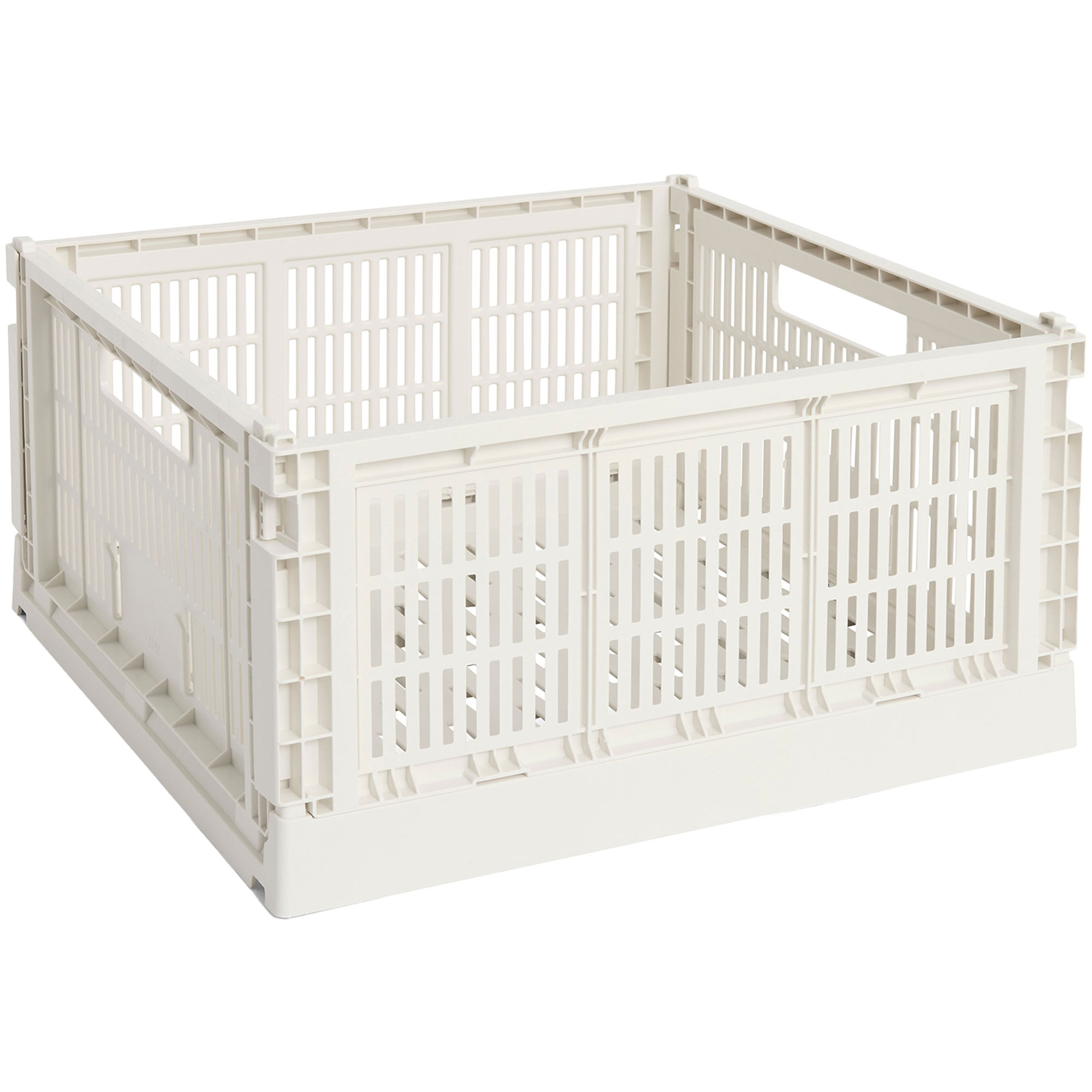 HAY Colour Crate Large Square oppbevaringsboks, off-white