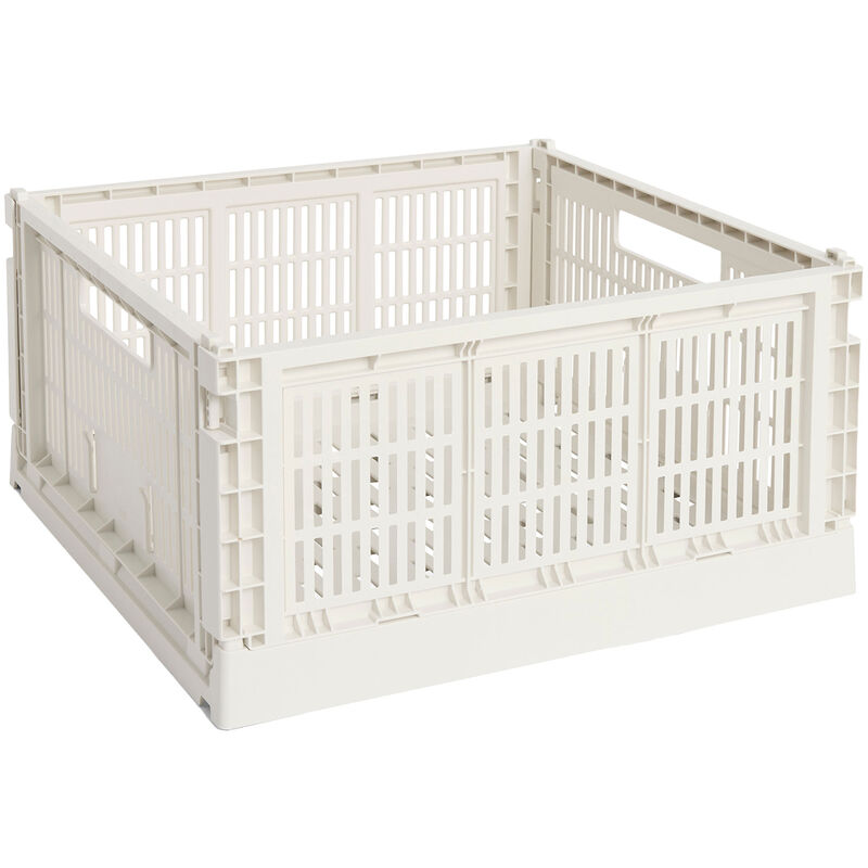 HAY Colour Crate Large Square oppbevaringsboks, off-white