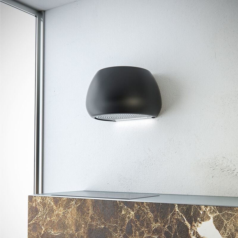 Chubby väggfläkt, svart