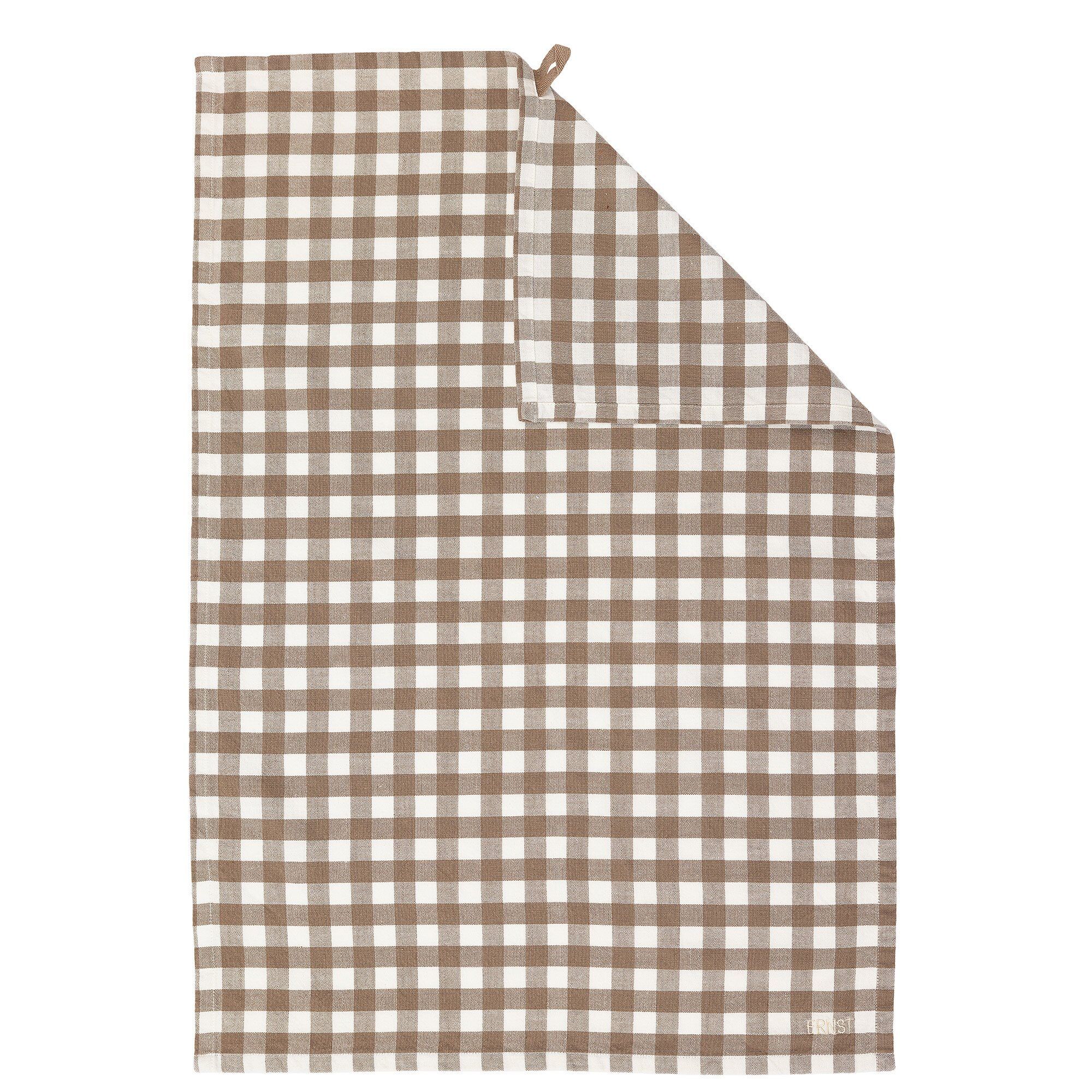 Ruta kökshandduk, mullvad/vit