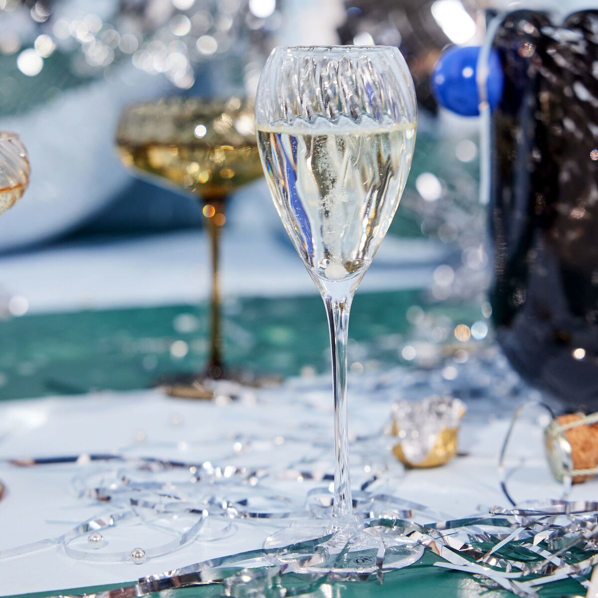 Opacity champagneglas 16 cl, klar, 2-pack