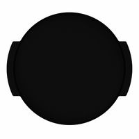 Carry Circle Serveringsbakke 35 cm, sort