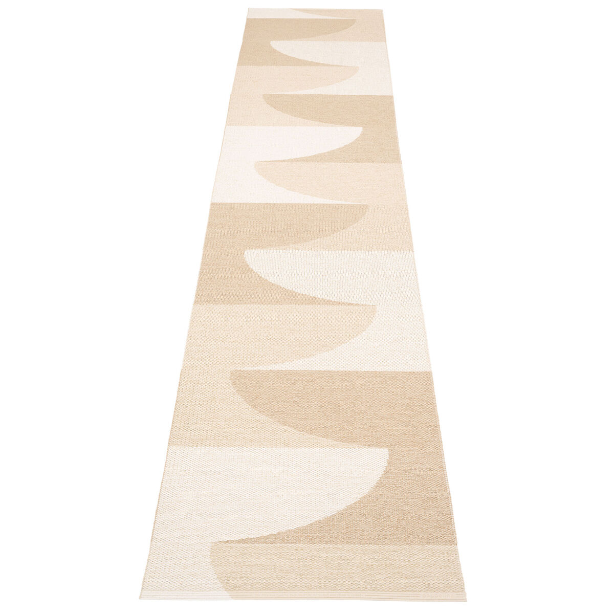 Pappelina Hill matta 70 × 360 cm, vanilla/beige/cream