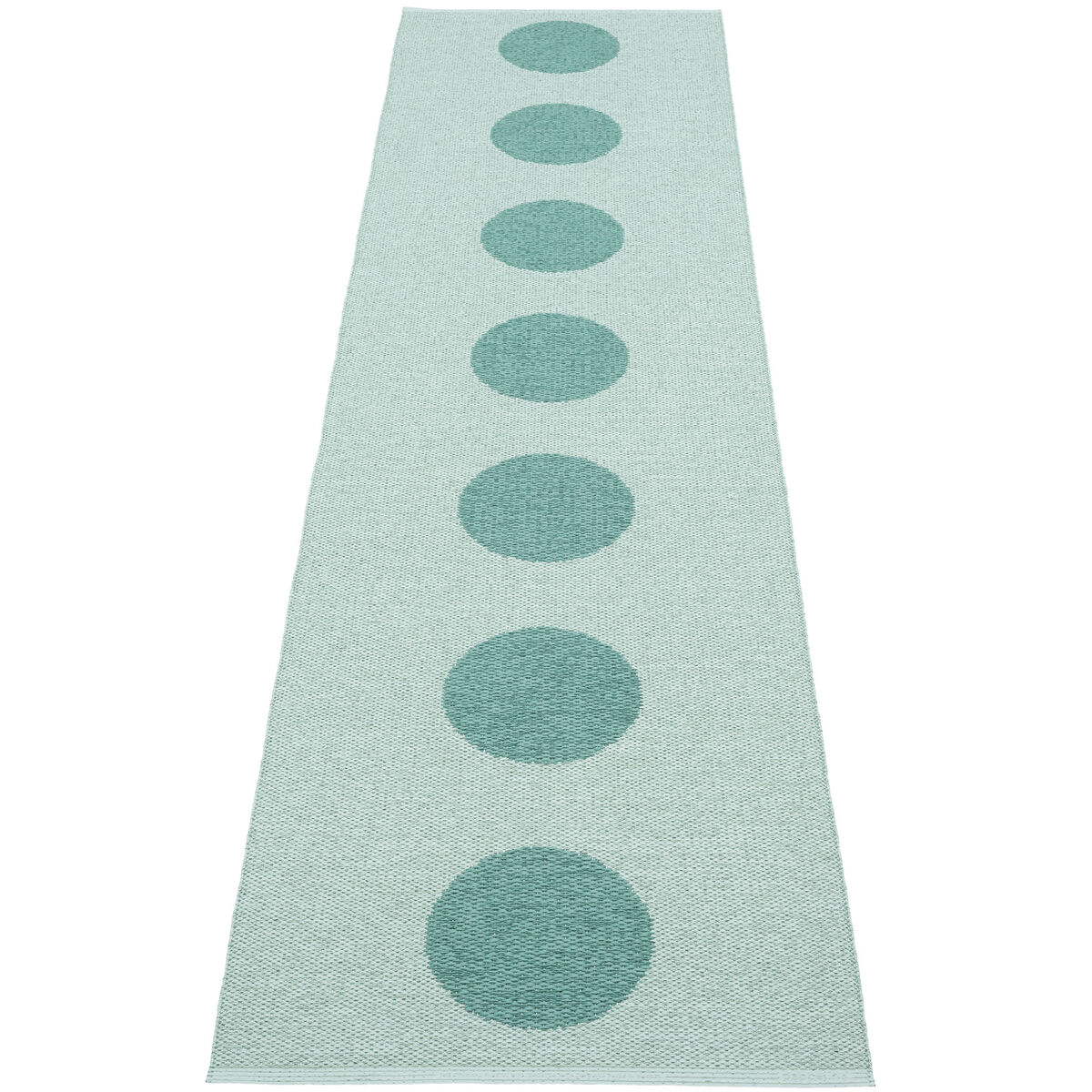 Pappelina Vera Pop matto 70 × 280 cm, jade/turquiose