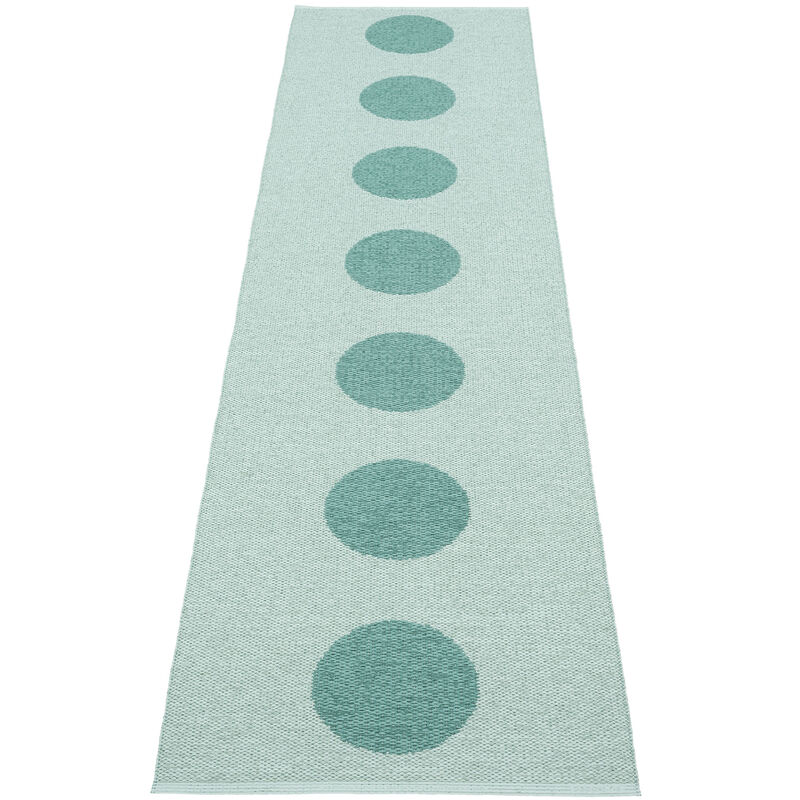 Pappelina Vera Pop Tæppe 70x280 cm, jade/turkis