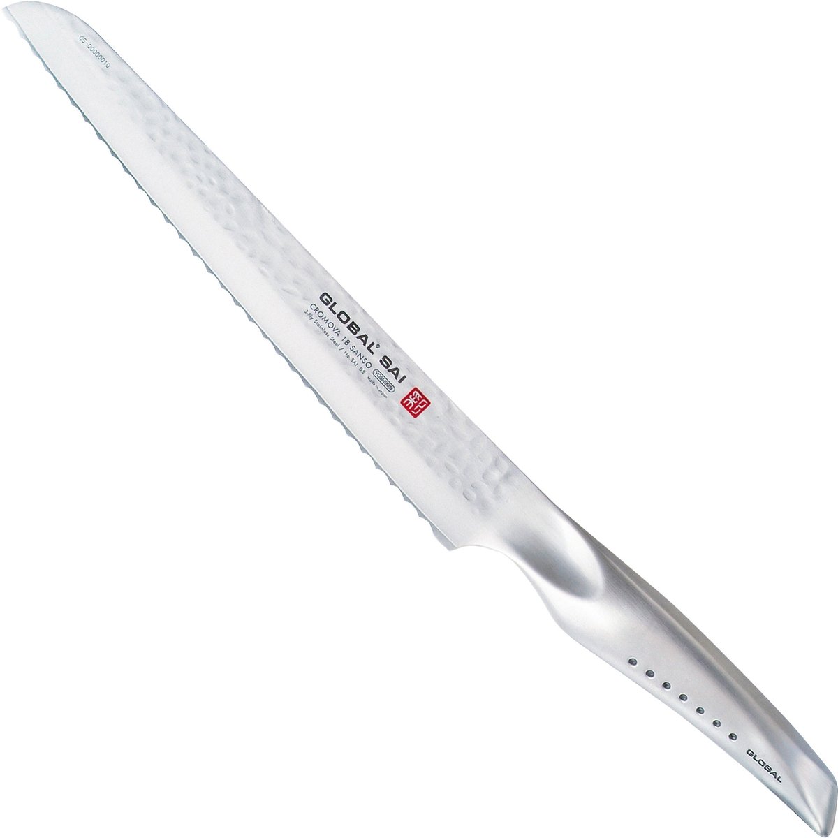 SAI Knivset Kokkekniv + Brødkniv + Skrellekniv