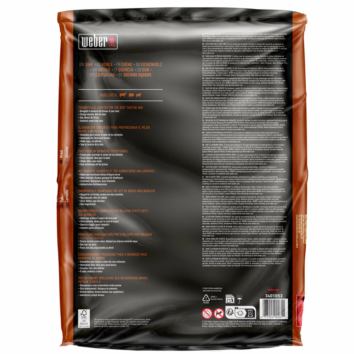 Puupelletit – Tammi 8 kg