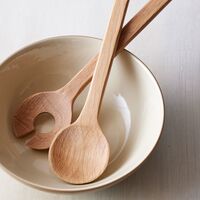 Salladsskål 24 cm, wood/sand