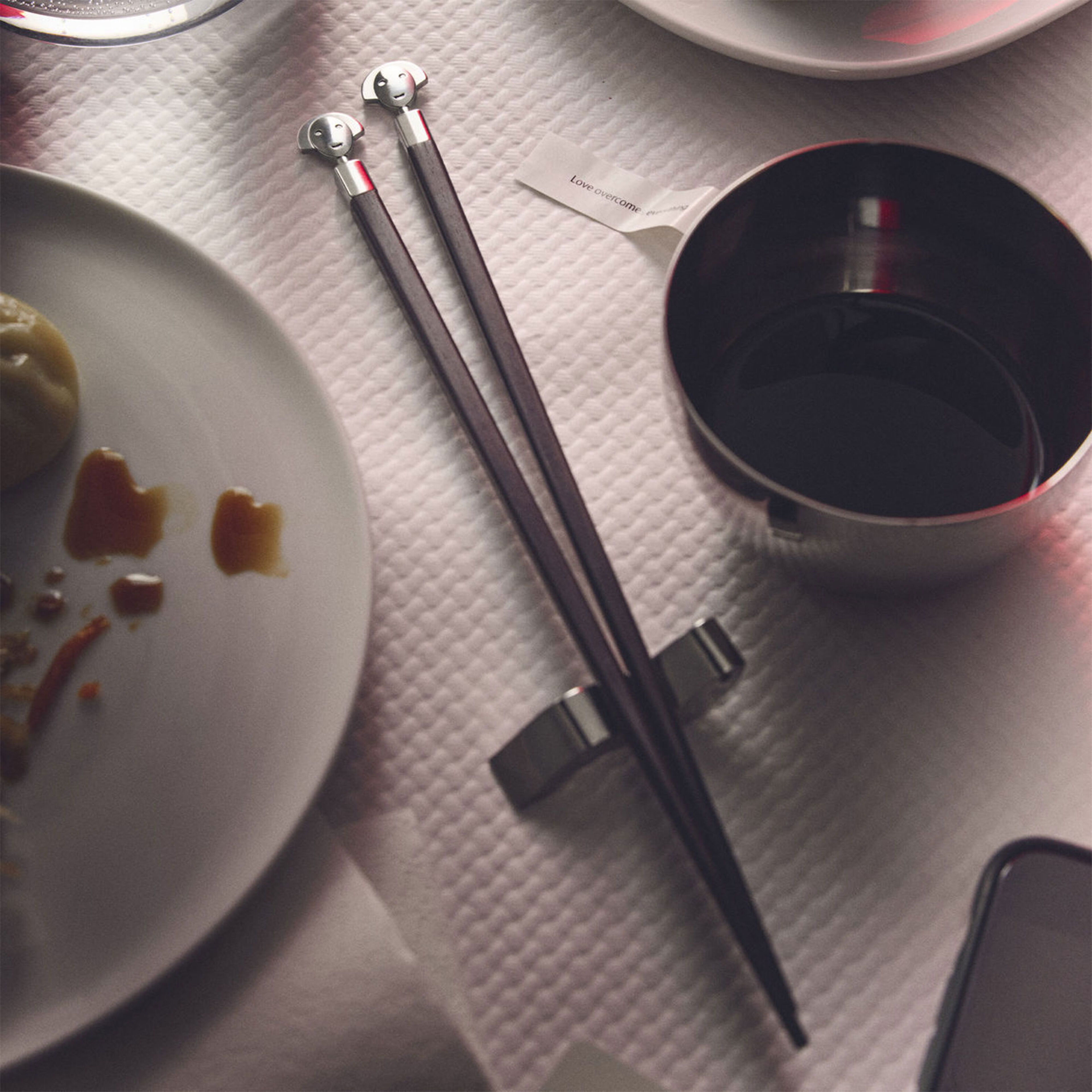 Anna Stick syömäpuikot 2 kpl + teline