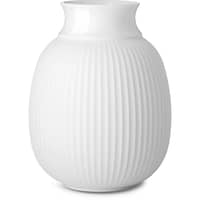 Porcelæn Curve Vase 12,5 cm. hvit håndlaget porselen