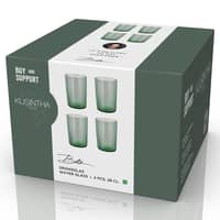 Kusintha vattenglas 28 cl 4-pack, grön