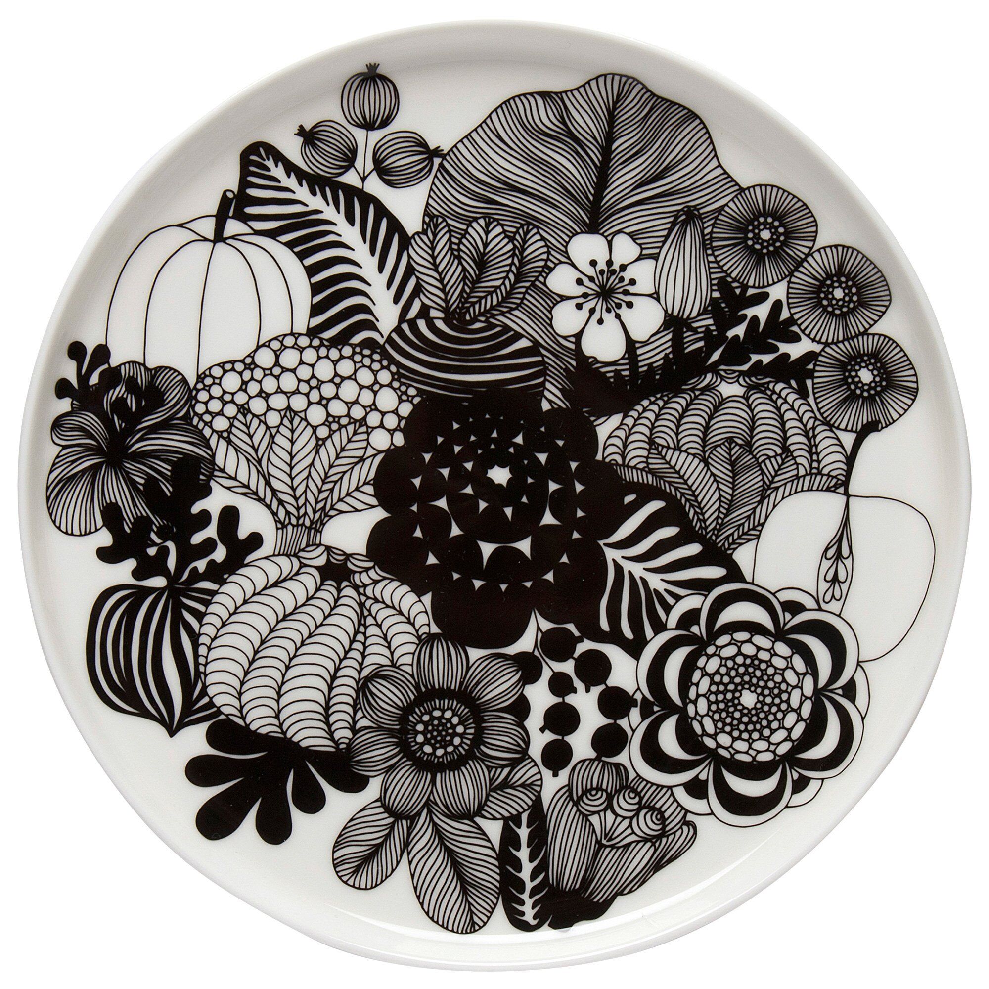 Marimekko - Oiva Siirtolapuutarha tallerken 20 cm blomster