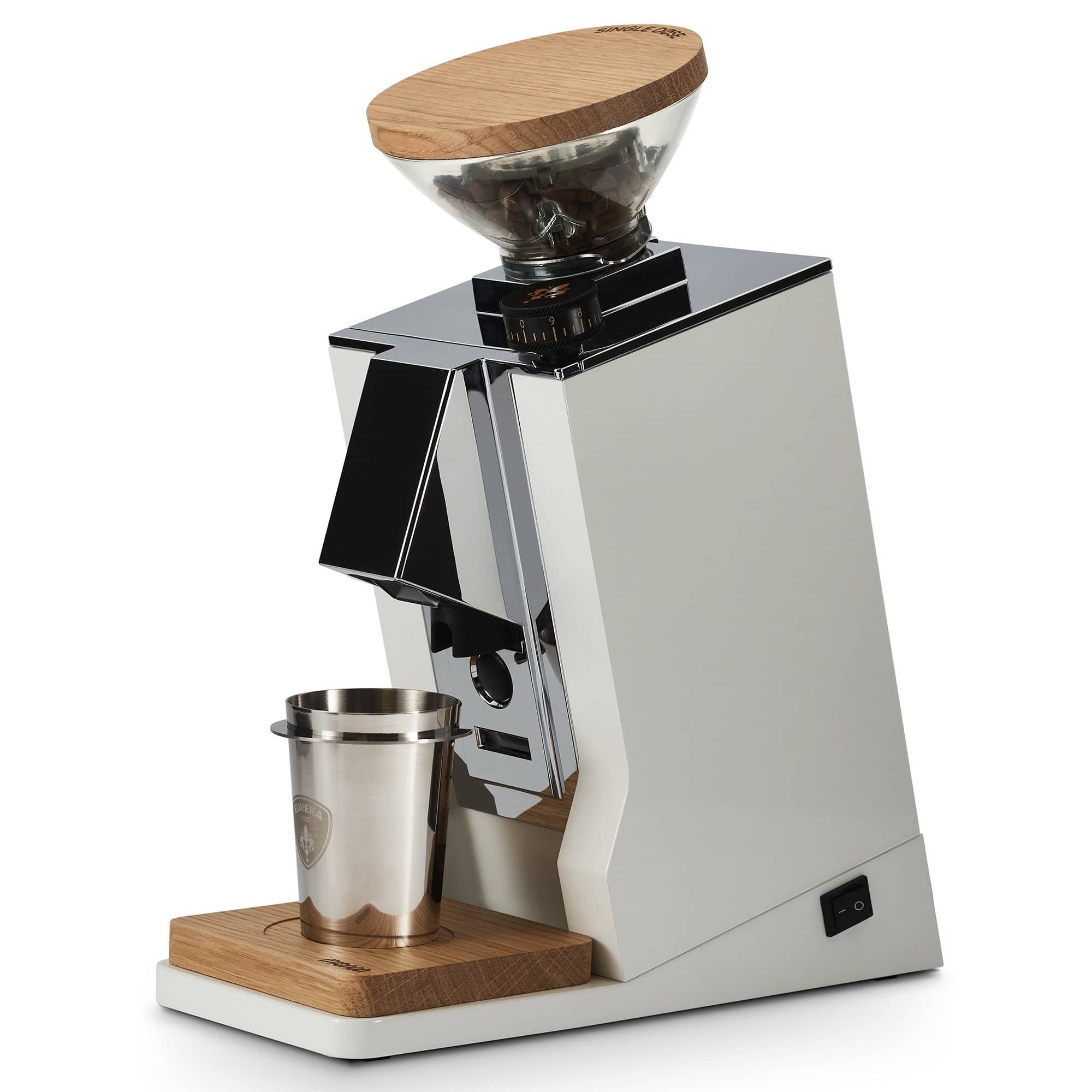 Produktfoto för Eureka Mignon Single Dose kaffekvarn, vit
