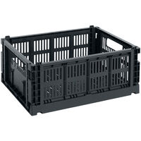 HAY Colour Crate Medium förvaringslåda, charcoal