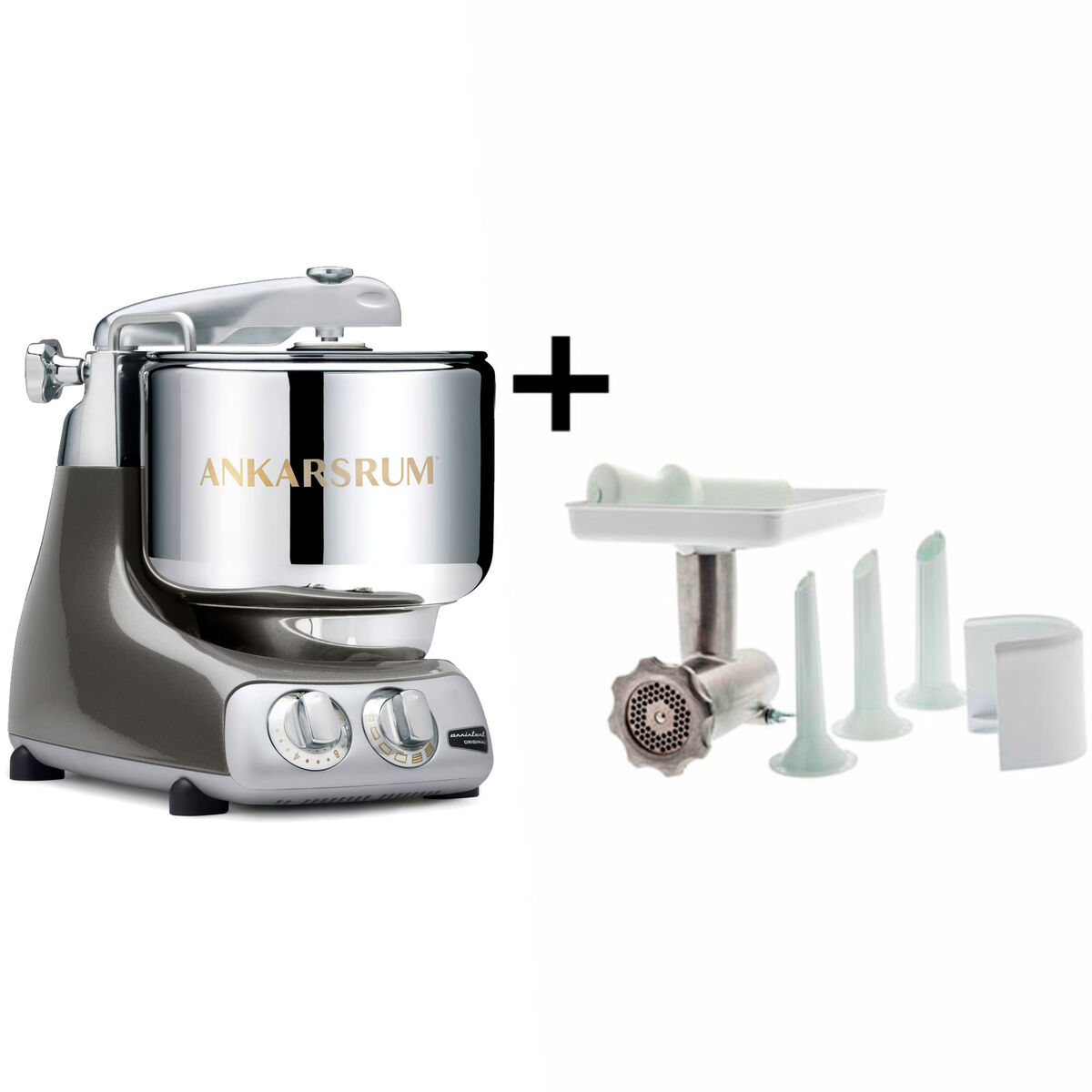 Ankarsrum Assistent Original AKM6230 Black Chrome + Kødhakker