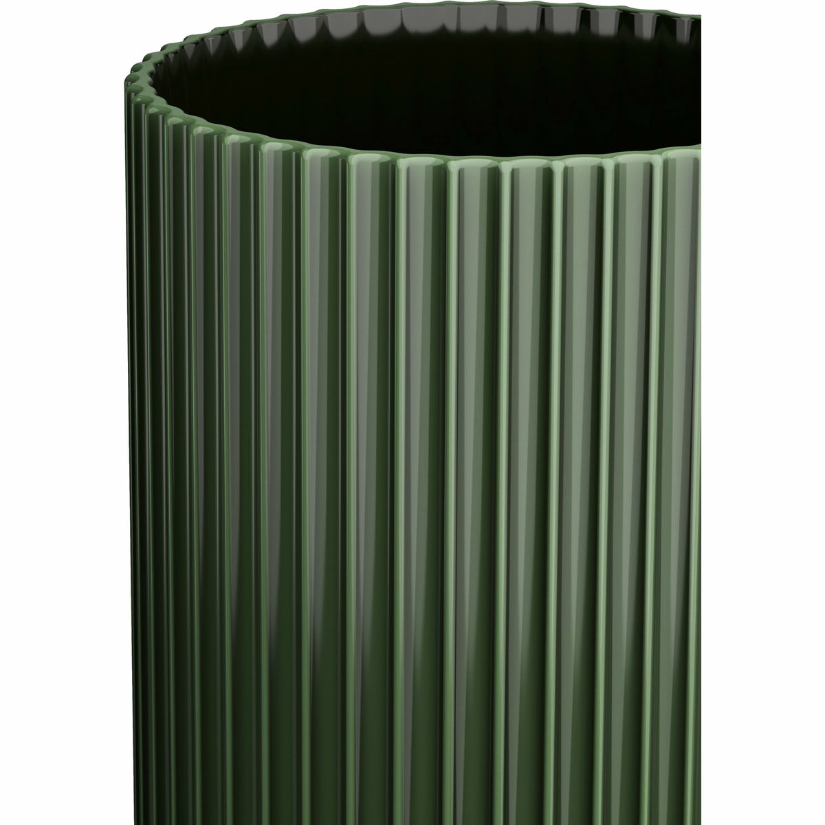 Lyngbyvasen 31 cm, mørkegrøn