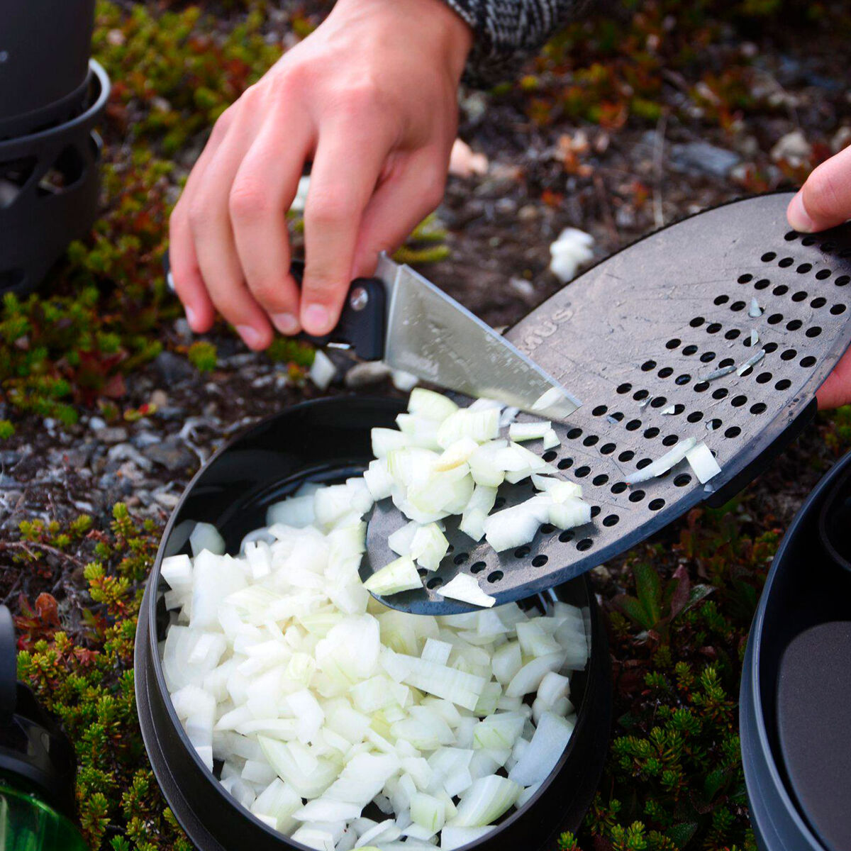 Primus måltidssæt 8 dele, sort