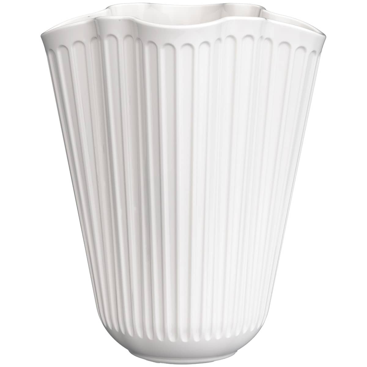 Hammershøi Unfold vase 20,5 cm, hvid