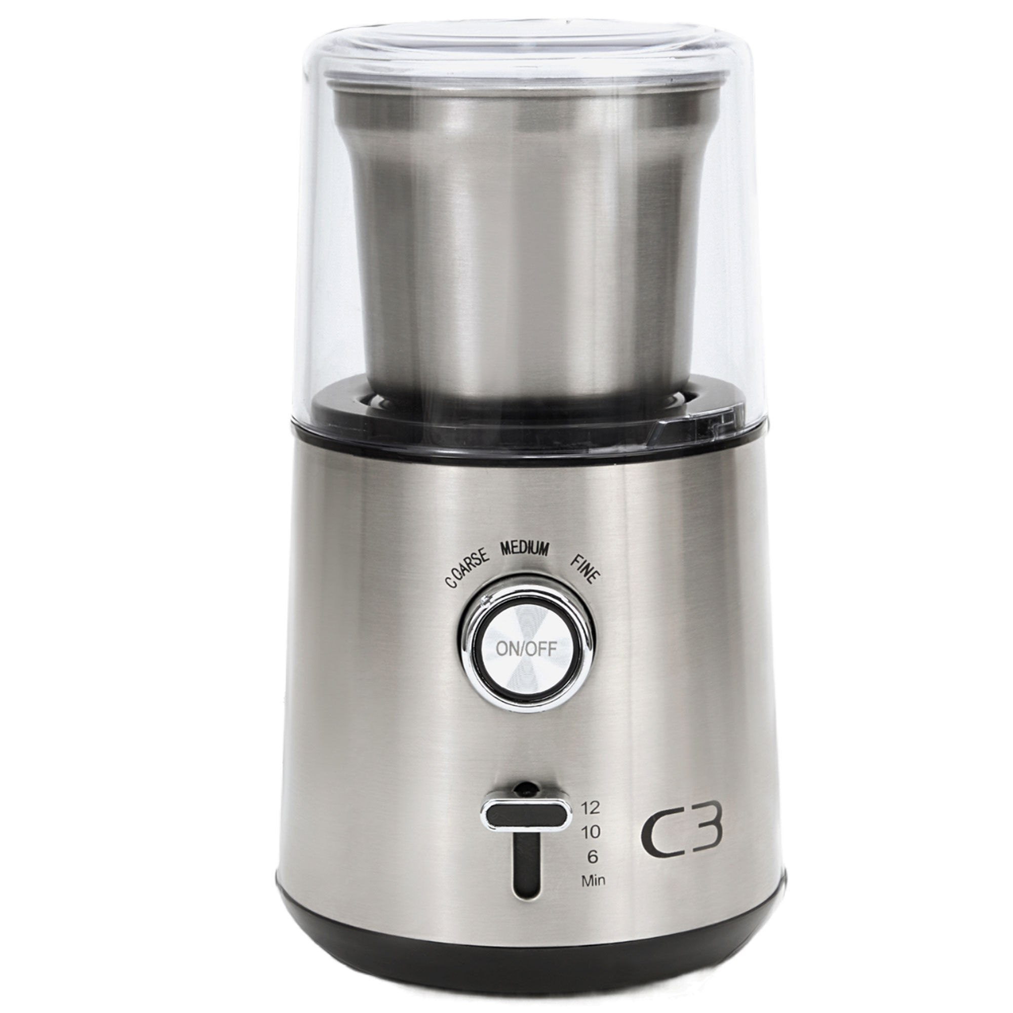 C3 Kaffekvarn, rostfritt stål