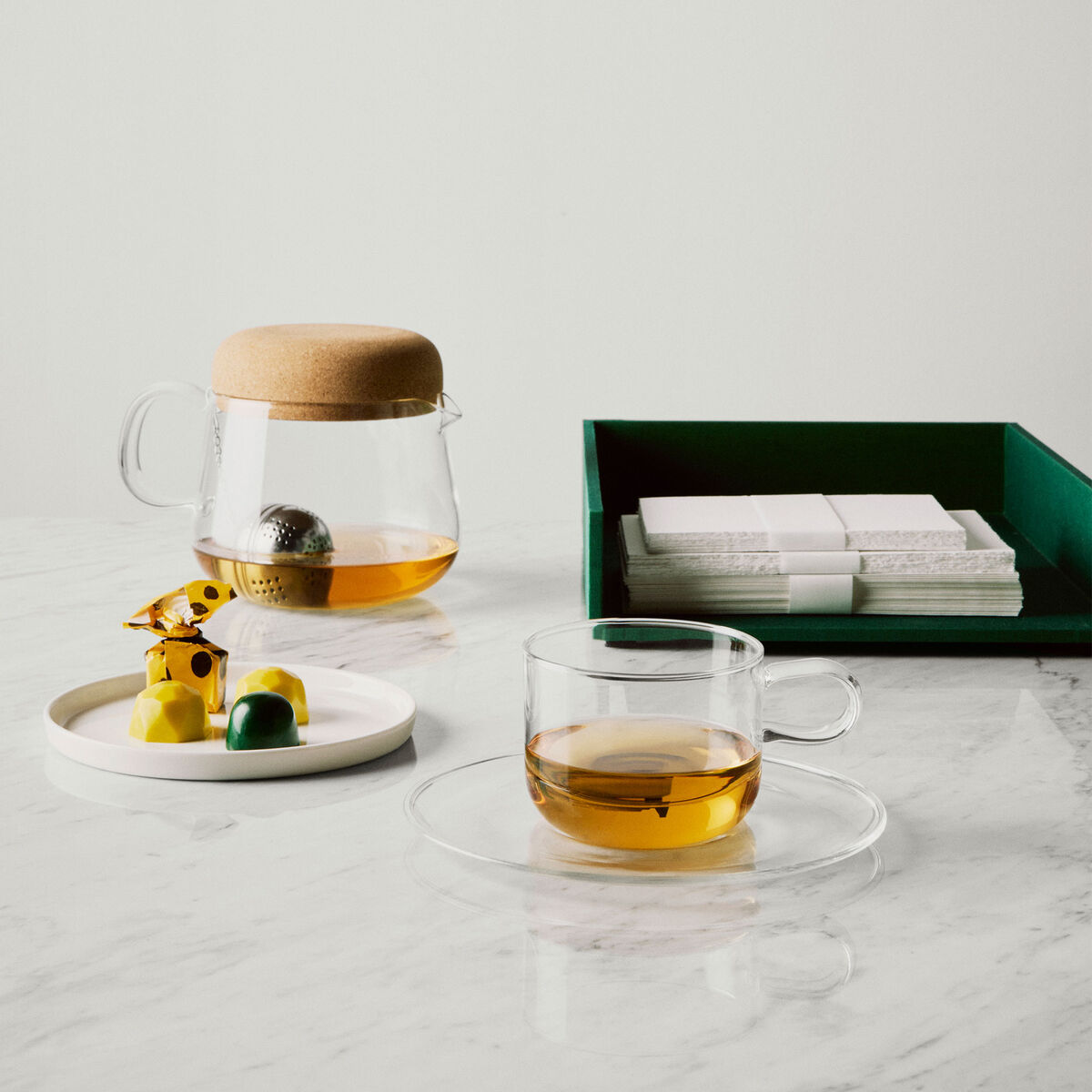 Kosta Boda Viva kopp & fat 30 cl 2-pack