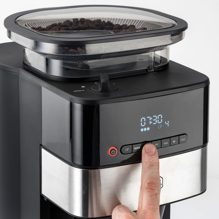 Grind Aroma -kahvinkeitin, 1,25 litraa, musta