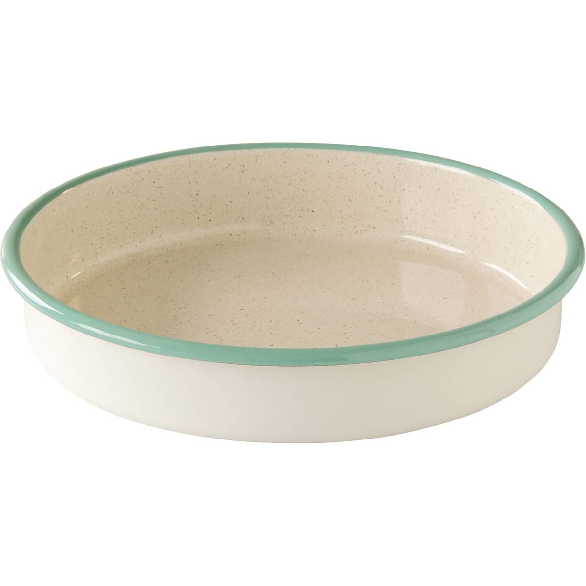 Rund ugnsform 28 cm, cream lux