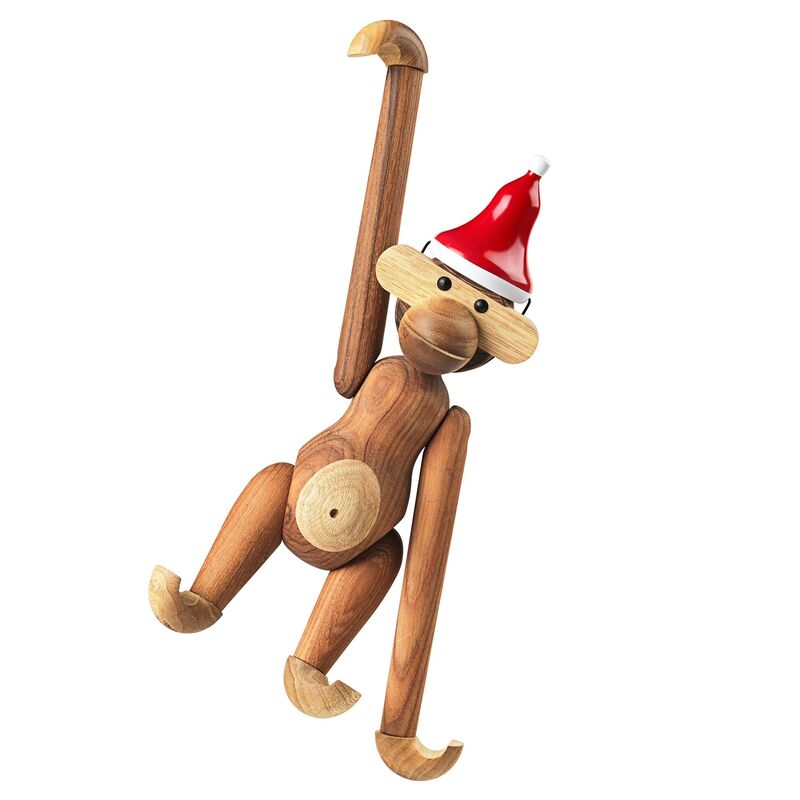 Tomteluva medium, röd/vit