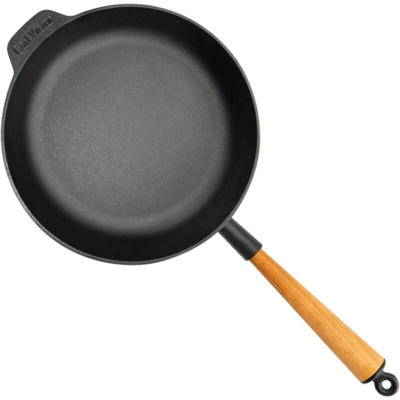 Traktörpanna gjutjärn 28 cm, bok