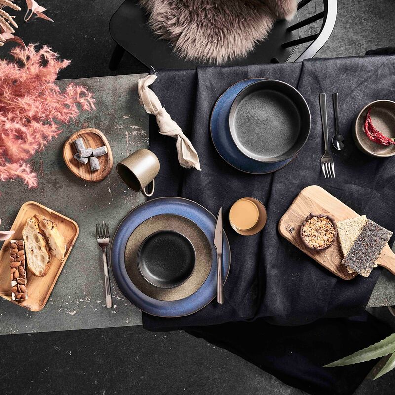 RAW Middagstallerken 28 cm, Forest Brown 6 stk