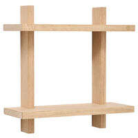 Treat hylla double 34 × 12 cm, ek