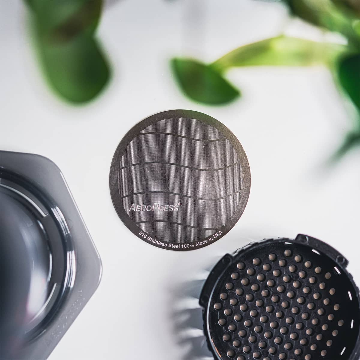 Genanvendeligt kaffefilter, rustfrit stål