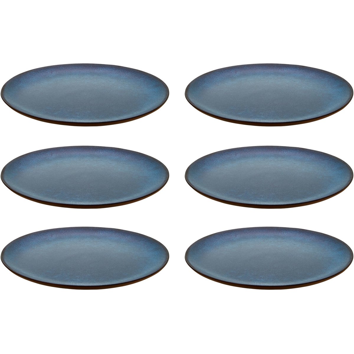 RAW middagstallerken 28 cm, midnight blue, 6 stk.