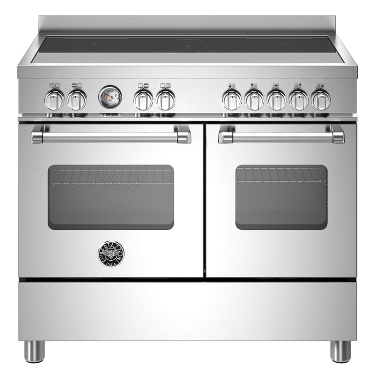 MAS105I2EXT Master Induksjonskomfyr med dobbelovn 100 cm, Rustfritt Stål