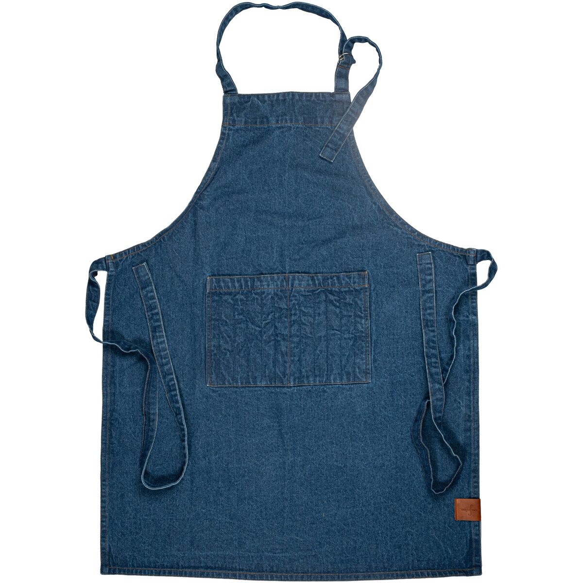 Sagaform Aron Denim forkle, blå
