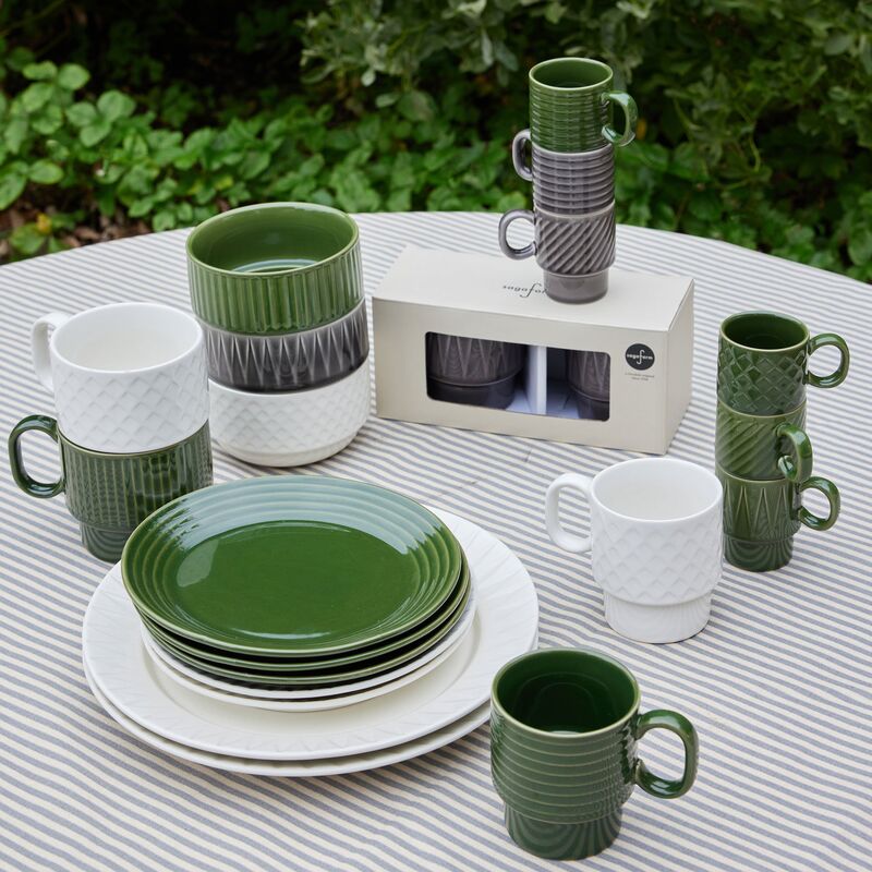 Coffee & More tekrus 2 stk., hvid