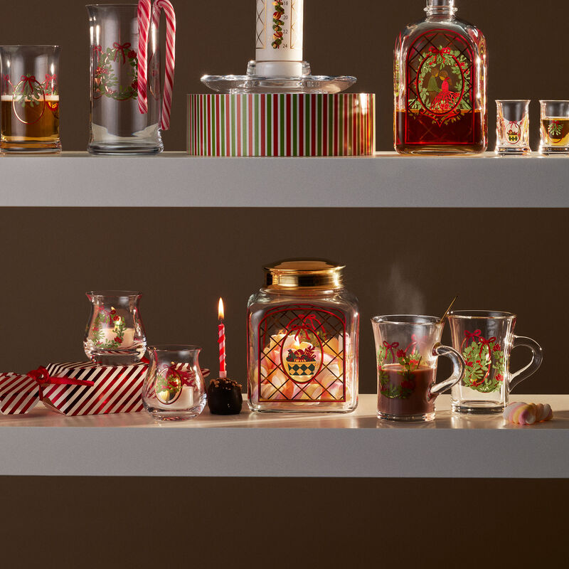 Holmegaard Jule-hotdrinkglass 2025 23 cl, 2 stk, flerfarget