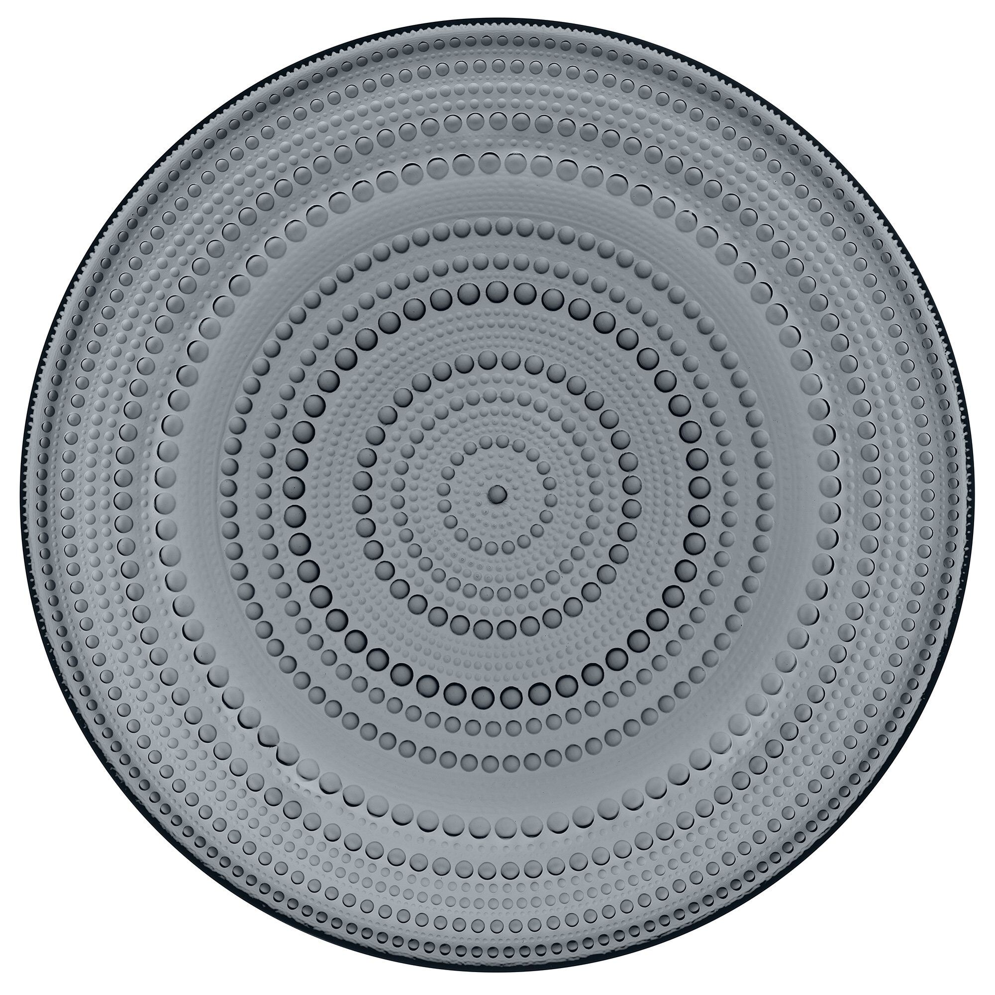 Iittala Kastehelmi tallerken stor - 31,5 cm Mørkegrå