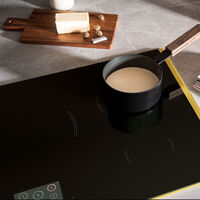 P905I1M37GT Super-Premium induksjonstopp 90 cm med gullramme, 5 soner